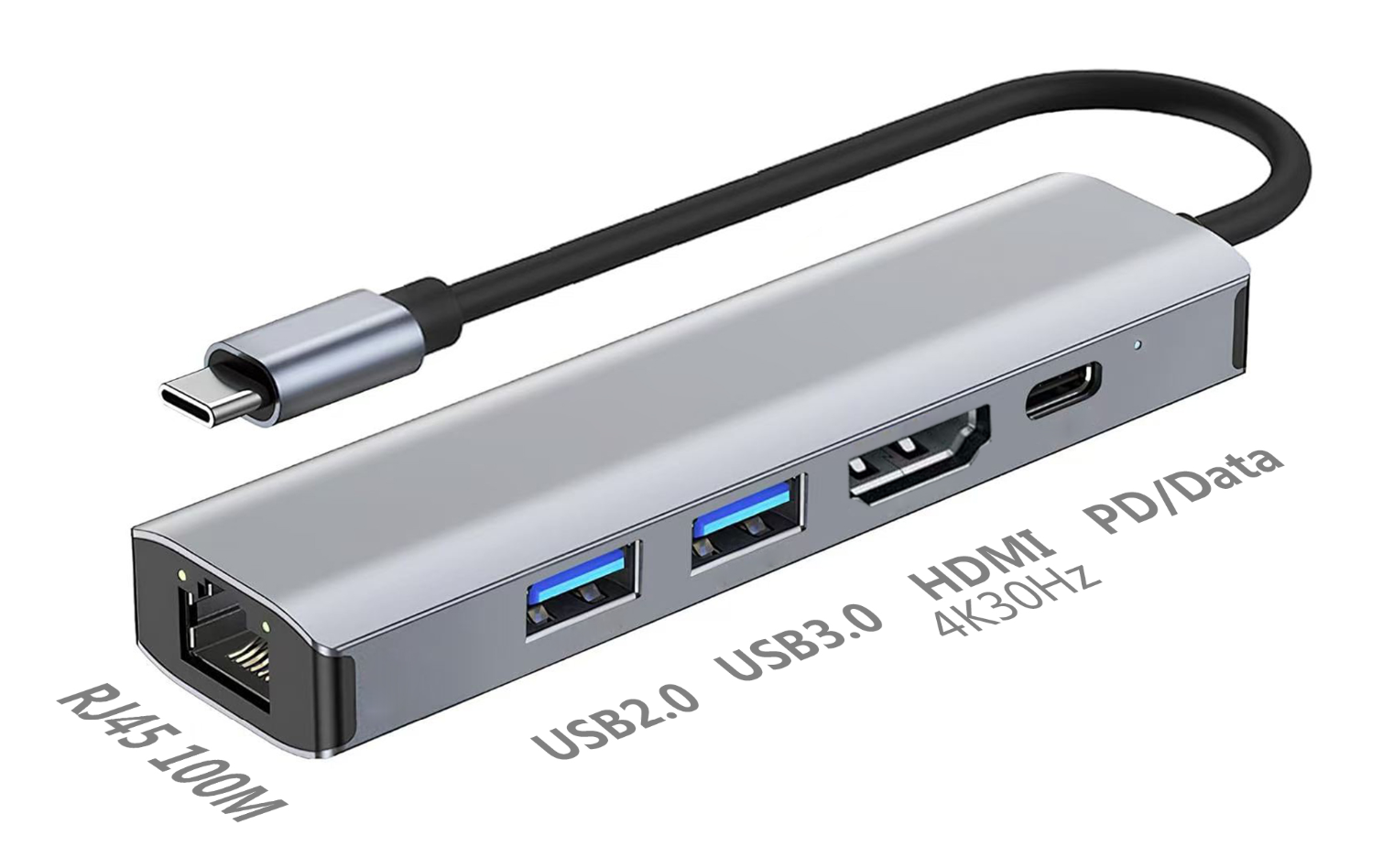 5-in-1 USB Hub