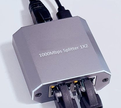 Gigabit LAN Splitter 1-to-2